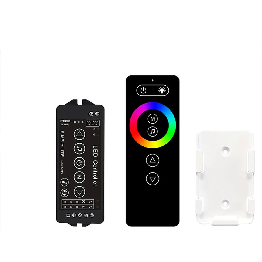 RGBW/RGB+W LED Контролер 192W - Touch Music - Кликнете на изображението, за да го затворите